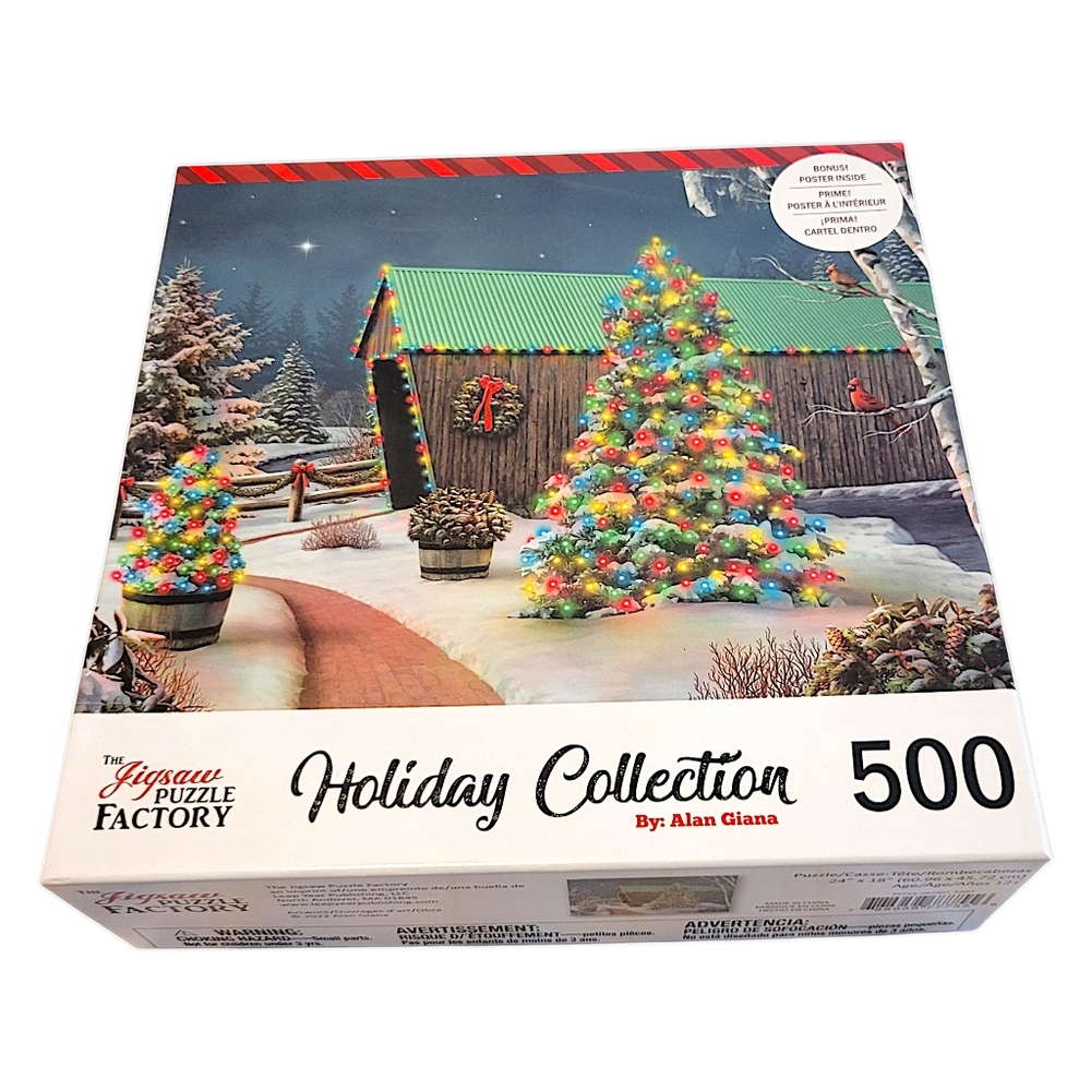 The Jigsaw Puzzle Factory Holiday Collection By Alan Giana 500-Piece Puzzle
